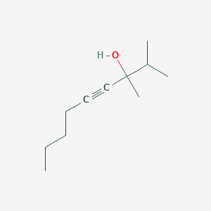 molecular formula C11H20O B14383195 2,3-Dimethylnon-4-YN-3-OL CAS No. 89990-91-0