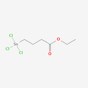 molecular formula C6H11Cl3O2Sn B14383231 Ethyl 4-(trichlorostannyl)butanoate CAS No. 89928-23-4