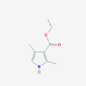 molecular formula C9H13NO2 B143833 ethyl 2,4-dimethyl-1H-pyrrole-3-carboxylate CAS No. 2199-51-1