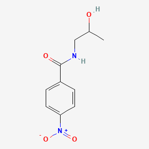 molecular formula C10H12N2O4 B1438331 N-(2-hydroxypropyl)-4-nitrobenzamide CAS No. 950692-85-0