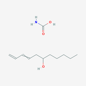 molecular formula C12H23NO3 B14383317 Carbamic acid;undeca-1,3-dien-6-ol CAS No. 89578-61-0