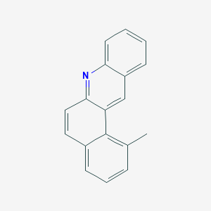 molecular formula C18H13N B14383357 1-Methylbenzo[a]acridine CAS No. 89900-29-8