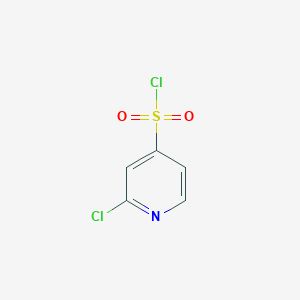 molecular formula C5H3Cl2NO2S B1438336 2-Chloropyridine-4-sulfonyl chloride CAS No. 1000933-25-4