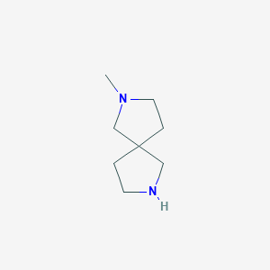 molecular formula C8H16N2 B143834 2-Methyl-2,7-diazaspiro[4.4]nonane CAS No. 135380-53-9