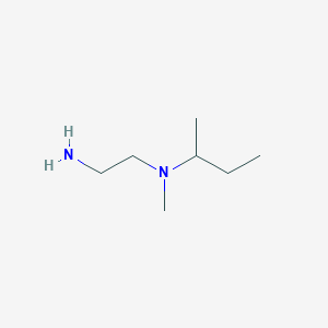 molecular formula C7H18N2 B1438347 (2-Aminoethyl)(butan-2-yl)methylamine CAS No. 1095209-01-0