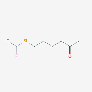 molecular formula C7H12F2OSi B14383477 CID 78060537 