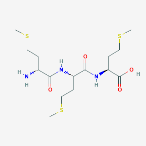molecular formula C15H29N3O4S3 B1438358 H-D-Met-Met-Met-OH CAS No. 319927-24-7
