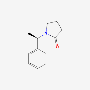 molecular formula C12H15NO B1438359 1-[(1r)-1-Phenylethyl]pyrrolidin-2-one CAS No. 60737-24-8