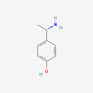 molecular formula C8H11NO B1438360 (S)-4-(1-Aminoethyl)phenol CAS No. 221670-72-0