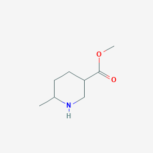 molecular formula C8H15NO2 B1438362 Methyl 6-methylpiperidine-3-carboxylate CAS No. 908245-03-4