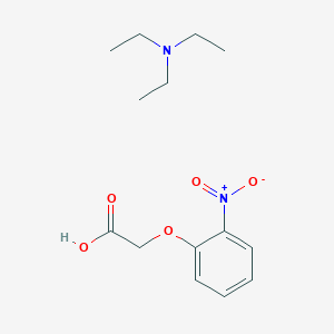 molecular formula C14H22N2O5 B14383639 N,N-diethylethanamine;2-(2-nitrophenoxy)acetic acid CAS No. 89423-28-9