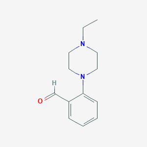 molecular formula C13H18N2O B1438364 2-(4-Ethylpiperazin-1-yl)benzaldehyde CAS No. 865203-79-8