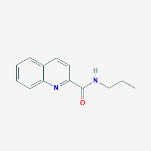 molecular formula C13H14N2O B14383661 N-Propylquinoline-2-carboxamide CAS No. 90173-74-3