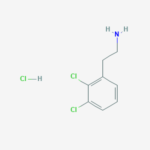 molecular formula C8H10Cl3N B1438374 2-(2,3-二氯苯基)乙-1-胺盐酸盐 CAS No. 39959-85-8