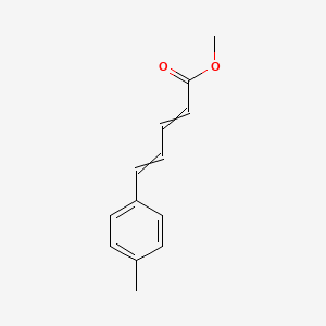 molecular formula C13H14O2 B14383805 Methyl 5-(4-methylphenyl)penta-2,4-dienoate CAS No. 89812-60-2