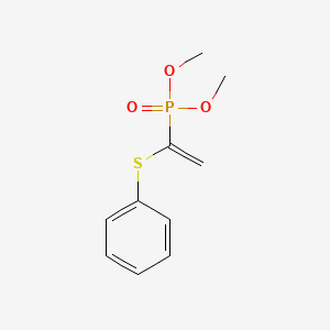 molecular formula C10H13O3PS B14383967 Dimethyl [1-(phenylsulfanyl)ethenyl]phosphonate CAS No. 88707-62-4