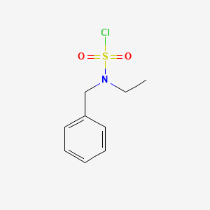 molecular formula C9H12ClNO2S B1438402 N-benzyl-N-ethylsulfamoyl chloride CAS No. 1152562-19-0