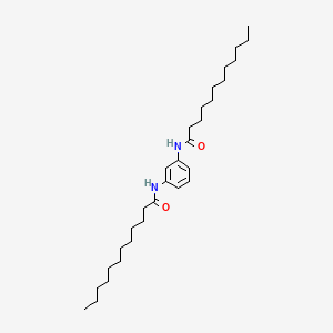 molecular formula C30H52N2O2 B14384073 Dodecanamide, N,N'-1,3-phenylenebis- CAS No. 88606-04-6