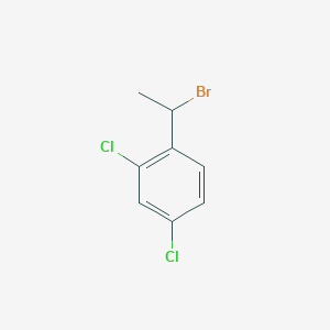molecular formula C8H7BrCl2 B1438409 1-(1-Bromoethyl)-2,4-dichlorobenzene CAS No. 20444-01-3