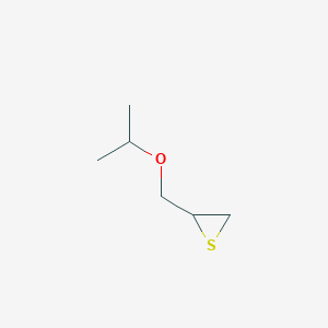 molecular formula C6H12OS B14384099 Thiirane, [(1-methylethoxy)methyl]- CAS No. 89534-18-9