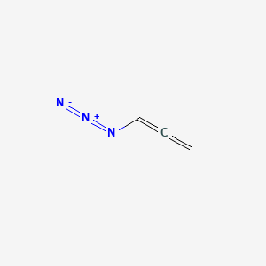 molecular formula C3H3N3 B14384110 1-Azidopropadiene CAS No. 88596-79-6