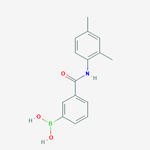 molecular formula C15H16BNO3 B1438419 3-Borono-N-(2,4-dimethylphenyl)benzamide CAS No. 957060-98-9