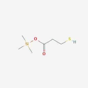 molecular formula C6H14O2SSi B14384218 Trimethylsilyl 3-sulfanylpropanoate CAS No. 89435-49-4