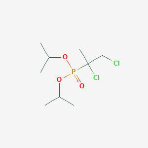 molecular formula C9H19Cl2O3P B14384229 Dipropan-2-yl (1,2-dichloropropan-2-yl)phosphonate CAS No. 88691-21-8