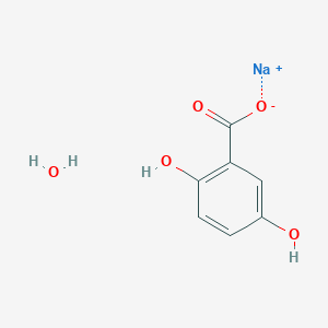 molecular formula C7H7NaO5 B1438423 Gentisic acid sodium salt hydrate CAS No. 2097446-27-8