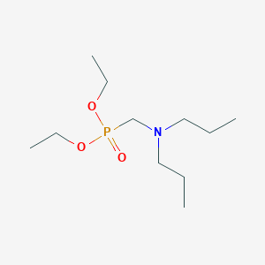molecular formula C11H26NO3P B14384242 Phosphonic acid, [(dipropylamino)methyl]-, diethyl ester CAS No. 89435-71-2
