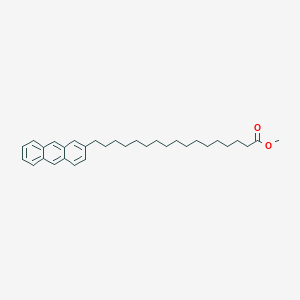 molecular formula C32H44O2 B14384284 Methyl 17-(anthracen-2-yl)heptadecanoate CAS No. 88229-62-3