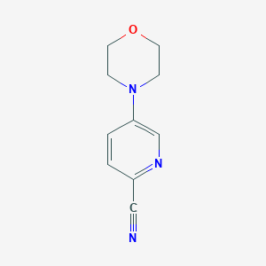 molecular formula C10H11N3O B1438431 5-Morpholinopicolinonitrile CAS No. 1156520-22-7