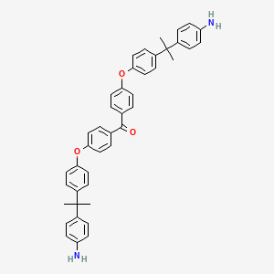 molecular formula C43H40N2O3 B14384324 Bis(4-{4-[2-(4-aminophenyl)propan-2-yl]phenoxy}phenyl)methanone CAS No. 88457-30-1