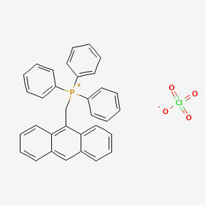 molecular formula C33H26ClO4P B14384328 [(Anthracen-9-yl)methyl](triphenyl)phosphanium perchlorate CAS No. 89982-33-2