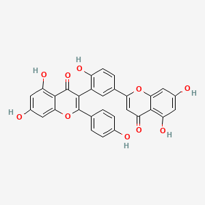 molecular formula C30H18O10 B1438437 Taiwaniaflavone CAS No. 27090-22-8