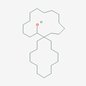 molecular formula C28H54O B14384371 Spiro[13.14]octacosan-15-ol CAS No. 88011-91-0