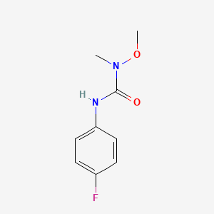 molecular formula C9H11FN2O2 B14384453 N'-(4-Fluorophenyl)-N-methoxy-N-methylurea CAS No. 88132-24-5
