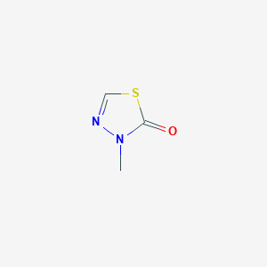 molecular formula C3H4N2OS B14384490 3-Methyl-1,3,4-thiadiazol-2(3H)-one CAS No. 88043-40-7
