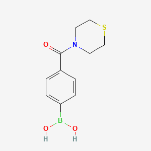 B1438453 (4-(Thiomorpholine-4-carbonyl)phenyl)boronic acid CAS No. 850568-28-4