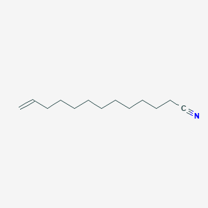 molecular formula C13H23N B14384622 Tridec-12-enenitrile CAS No. 88364-63-0