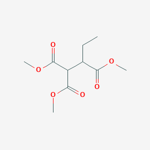 molecular formula C10H16O6 B14384697 Trimethyl butane-1,1,2-tricarboxylate CAS No. 89991-59-3