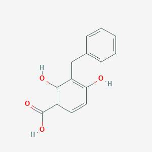 molecular formula C14H12O4 B14384929 3-Benzyl-2,4-dihydroxybenzoic acid CAS No. 87941-69-3