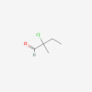 molecular formula C5H9ClO B14384951 2-Chloro-2-methylbutanal CAS No. 88477-71-8