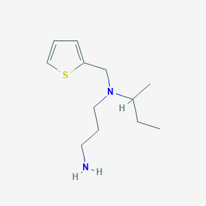 molecular formula C12H22N2S B1438502 N-(sec-Butyl)-N-(2-thienylmethyl)propane-1,3-diamine CAS No. 1172431-36-5