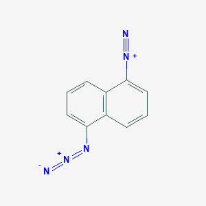 molecular formula C10H6N5+ B14385111 5-Azidonaphthalene-1-diazonium CAS No. 88000-66-2