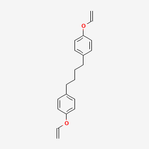 molecular formula C20H22O2 B14385167 1,1'-(Butane-1,4-diyl)bis[4-(ethenyloxy)benzene] CAS No. 88319-83-9