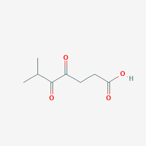 molecular formula C8H12O4 B14385175 6-Methyl-4,5-dioxoheptanoic acid CAS No. 90036-72-9