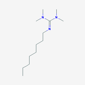molecular formula C13H29N3 B14385200 Guanidine, N,N,N',N'-tetramethyl-N''-octyl- CAS No. 89610-36-6