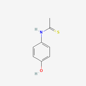 molecular formula C8H9NOS B14385230 N-(4-Hydroxyphenyl)ethanethioamide CAS No. 88416-55-1