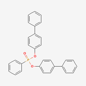 molecular formula C30H23O3P B14385300 Di[1,1'-biphenyl]-4-yl phenylphosphonate CAS No. 89410-44-6